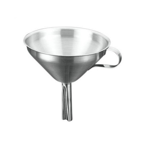 EMBUDO INOX METALTEX CON FILTRO 13CMS